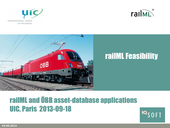 railml feasibility