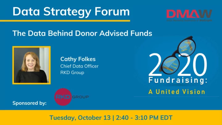 data strategy forum