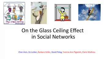 On  the  Glass  Ceiling  Effect    in  Social  Networks      Chen