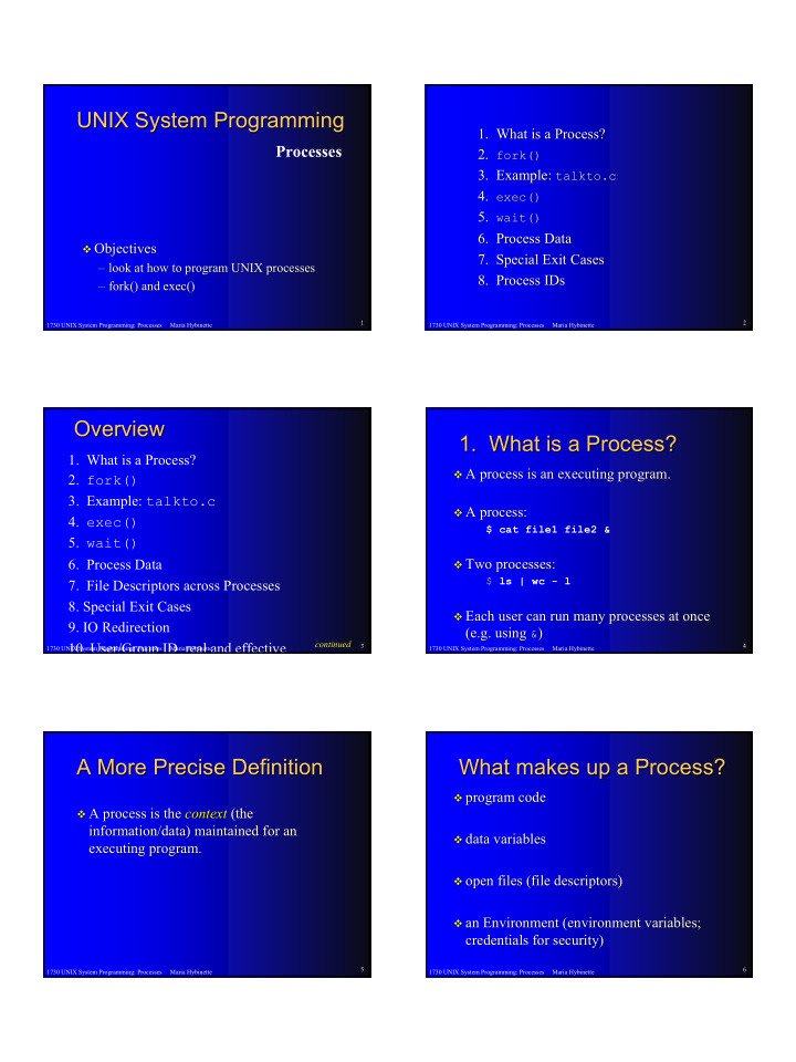 unix system programming unix system programming