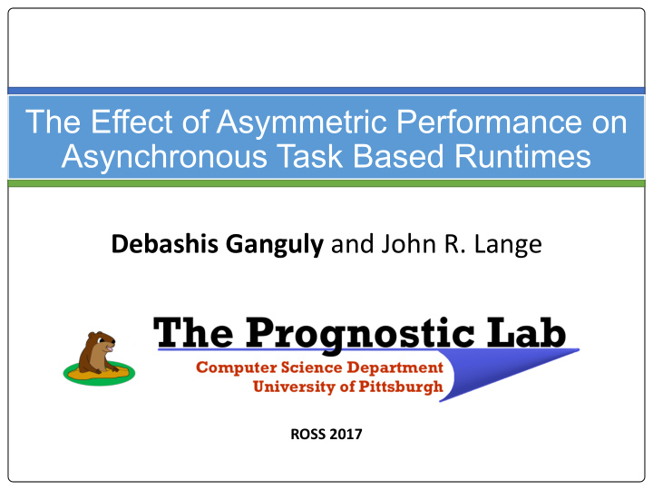 the effect of asymmetric performance on asynchronous task