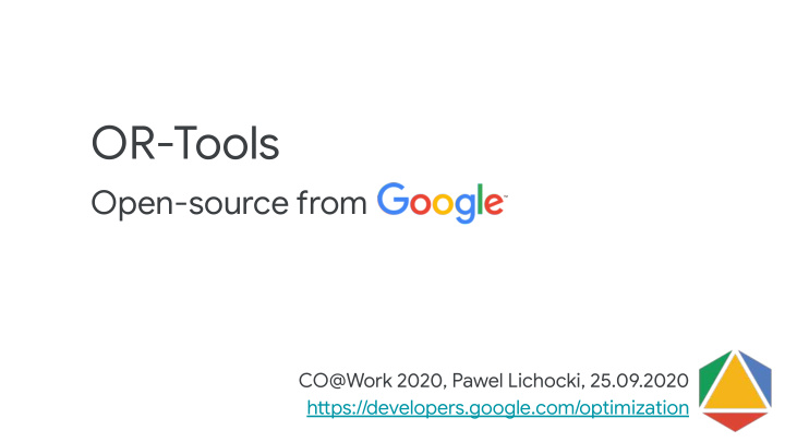 or tools open source from