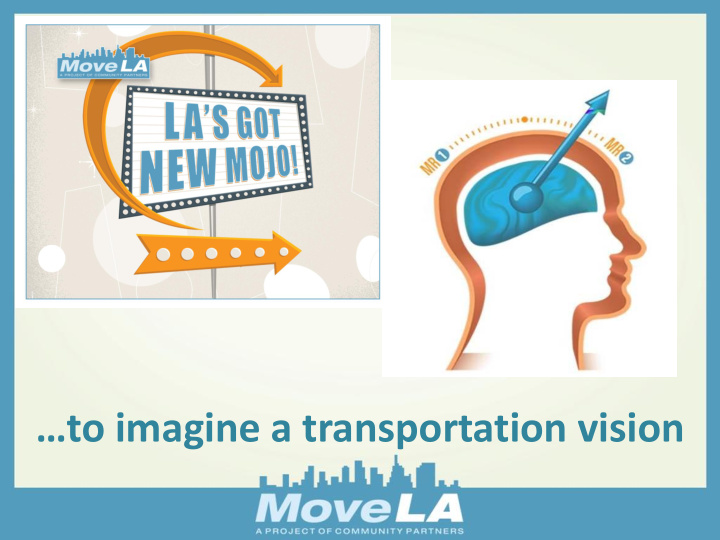 to imagine a transportation vision before 2007 many