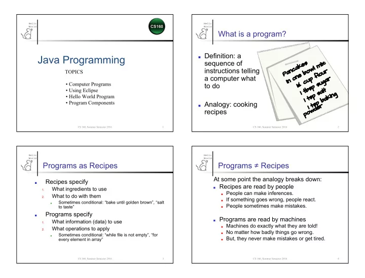 java programming