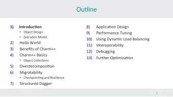 Outline   1)  Introduc+on   8)  Applica1on  Design    Object  Design   9)