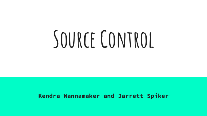 source control