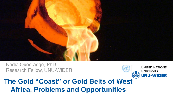 the gold coast or gold belts of west africa problems and