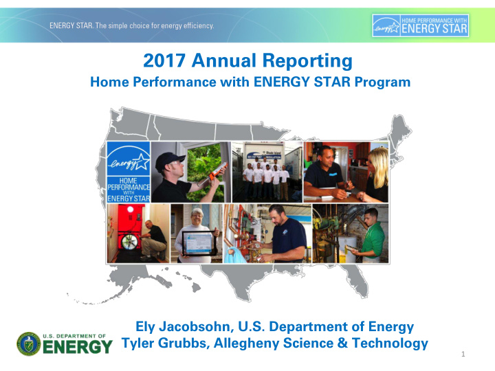 2017 annual reporting