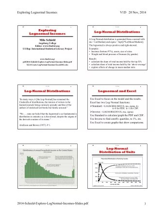 Exploring Lognormal Incomes  V1D   20 Nov, 2014  1D  1D  2014  NNN+  1  2014  NNN+  2  Exploring