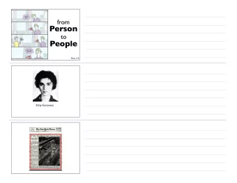 Person to  People  Part 1/3  Kitty Genovese  The Bystander Effect  Kitty Genovese  The Bystander