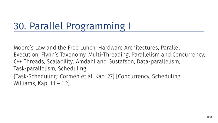 30 parallel programming i