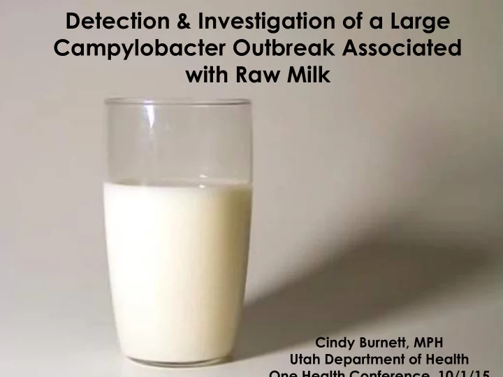 detection amp investigation of a large