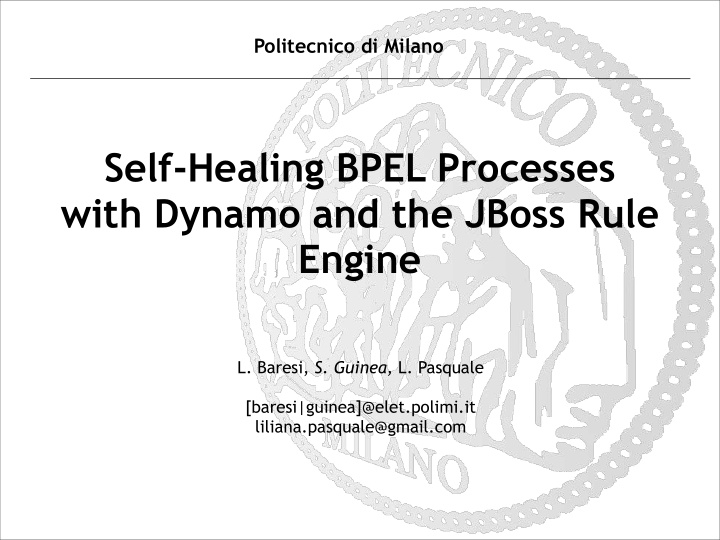 self healing bpel processes with dynamo and the jboss