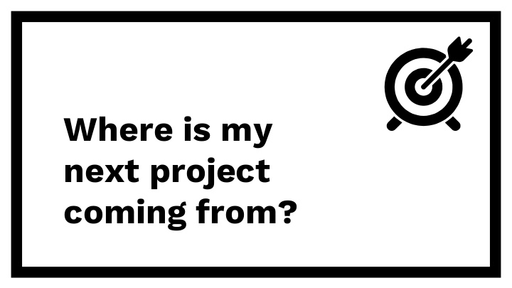 where is my next project coming from sales pipeline