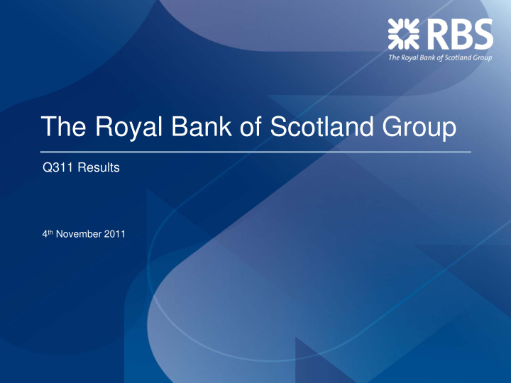 the royal bank of scotland group