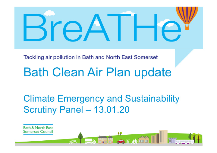 bath clean air plan update
