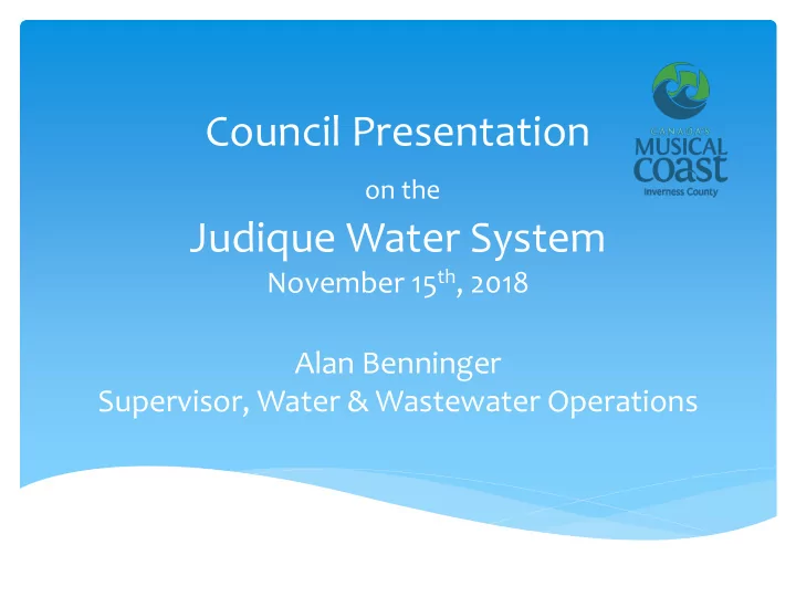 council presentation