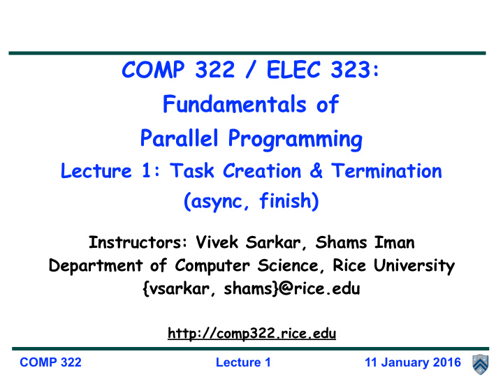 comp 322 elec 323 fundamentals of