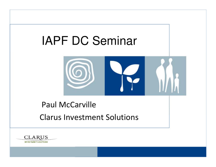 iapf dc seminar