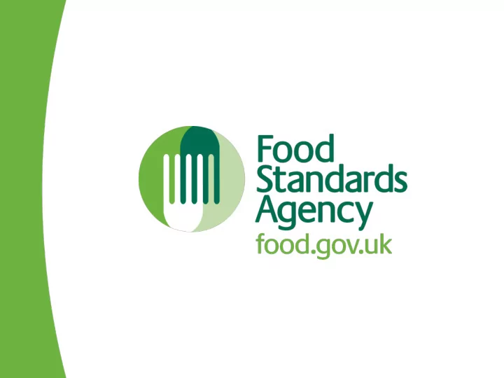 foodborne disease control