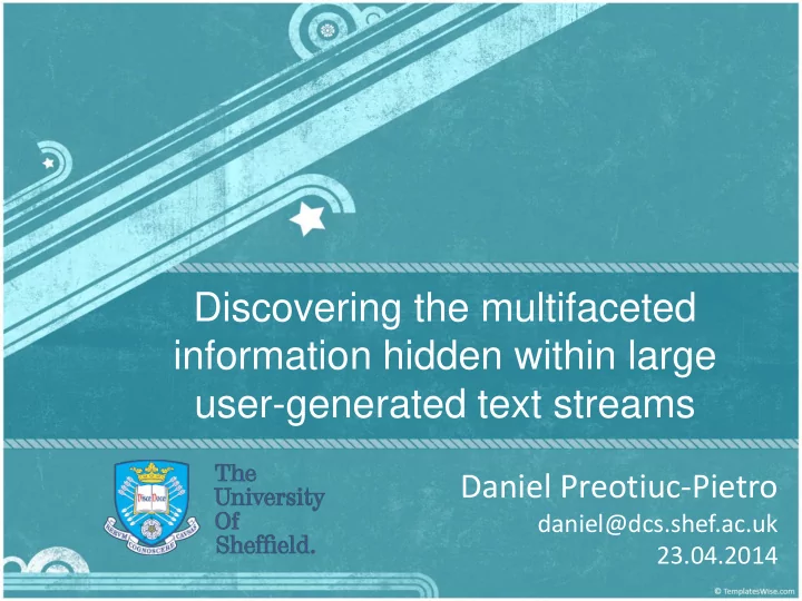 discovering the multifaceted information hidden within