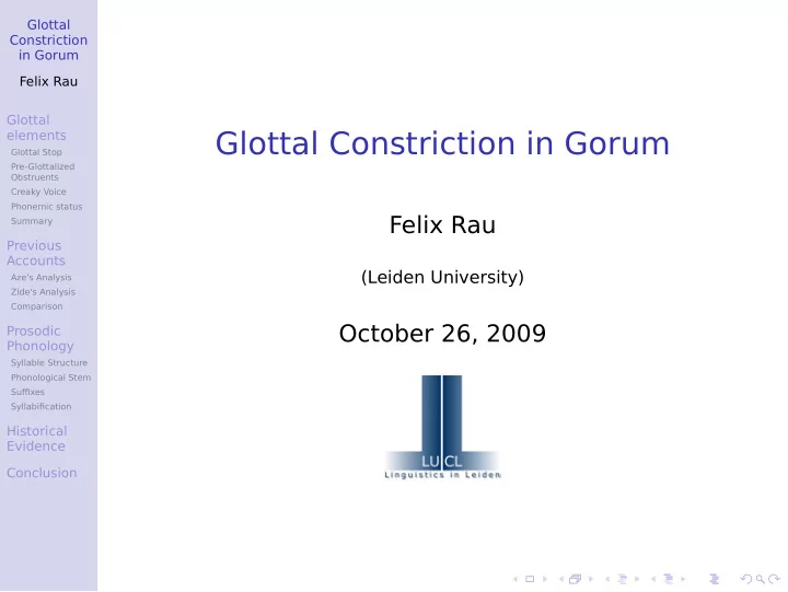 glottal constriction in gorum