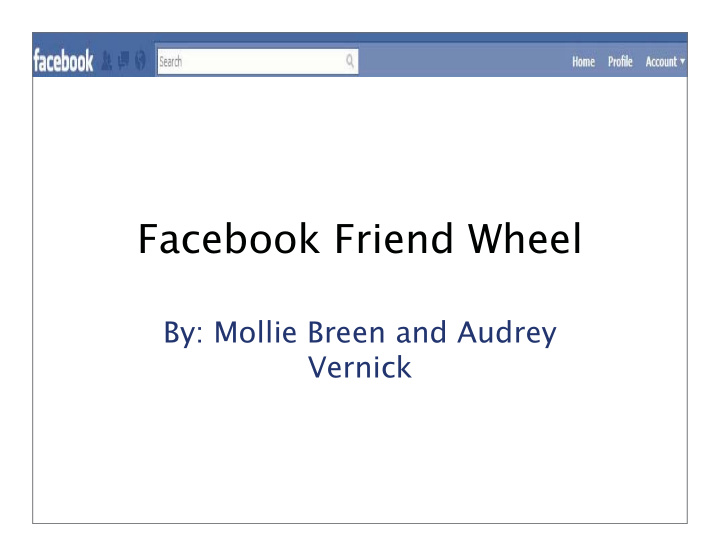 facebook friend wheel