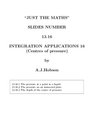 just the maths slides number 13 16 integration