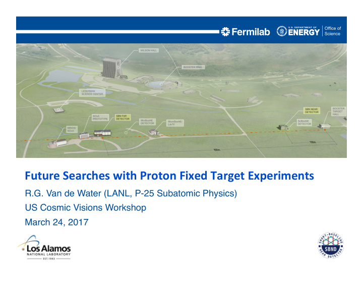 future searches with proton fixed target experiments
