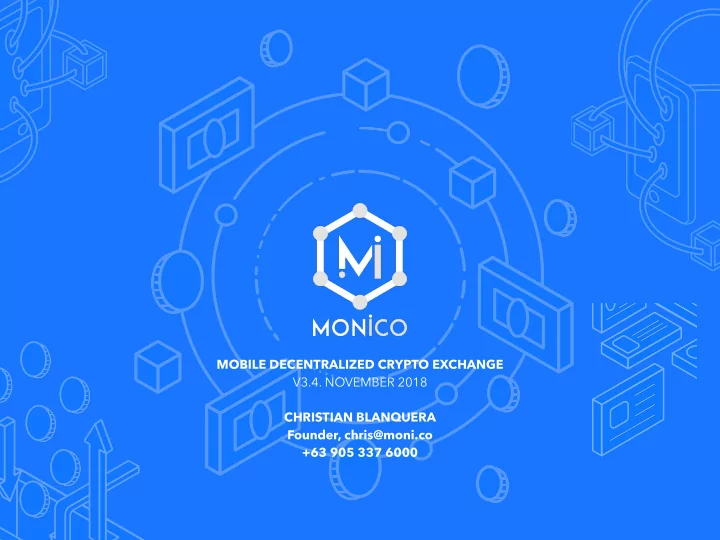 mobile decentralized crypto exchange v3 4 november 2018