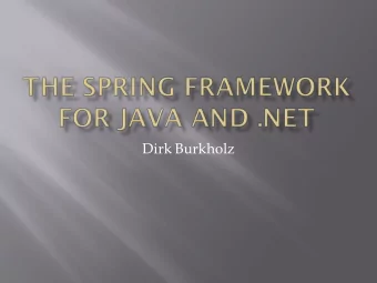 Dirk Burkholz  My project  Overview &amp; Motivation  Core principles and techniques