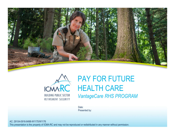 pay for future health care