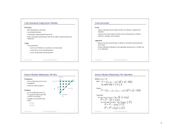 1  Distinguishing Upper and Lower Bounds  Triangular Iteration Space Example  Simple Algorithm  (