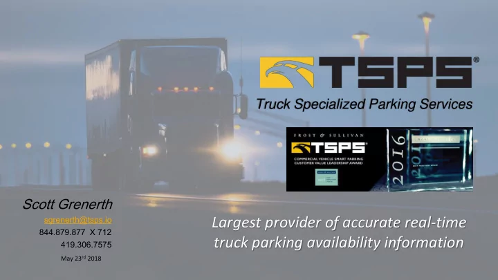 largest provider of accurate real time