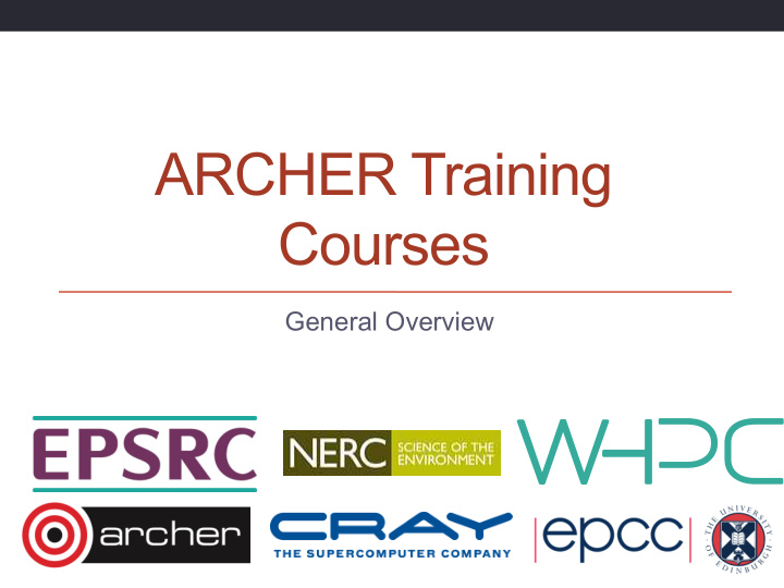 archer training courses
