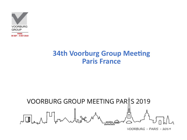 34th voorburg group meetng paris france welcome
