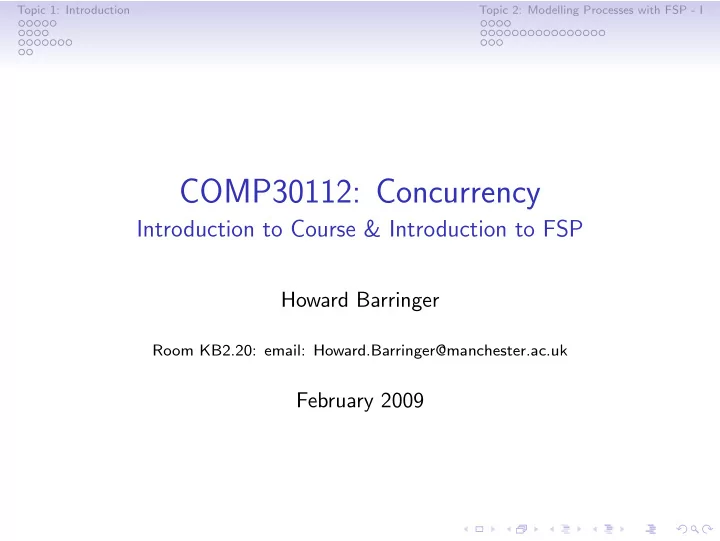 comp30112 concurrency