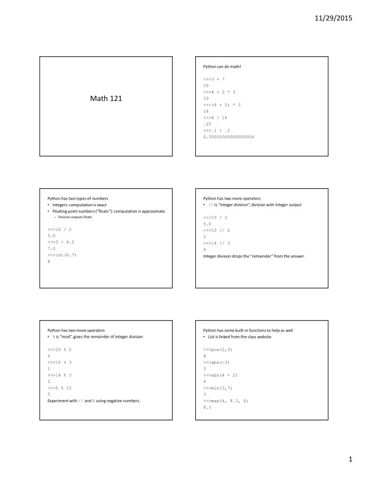 math 121