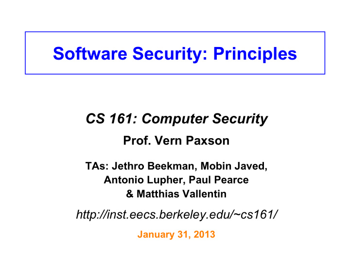software security principles
