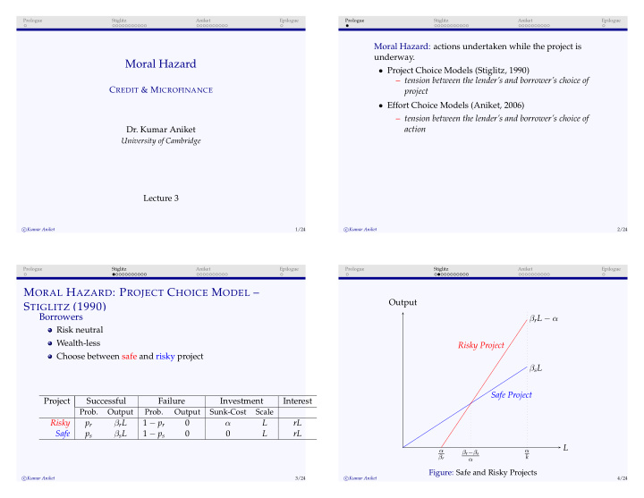 moral hazard