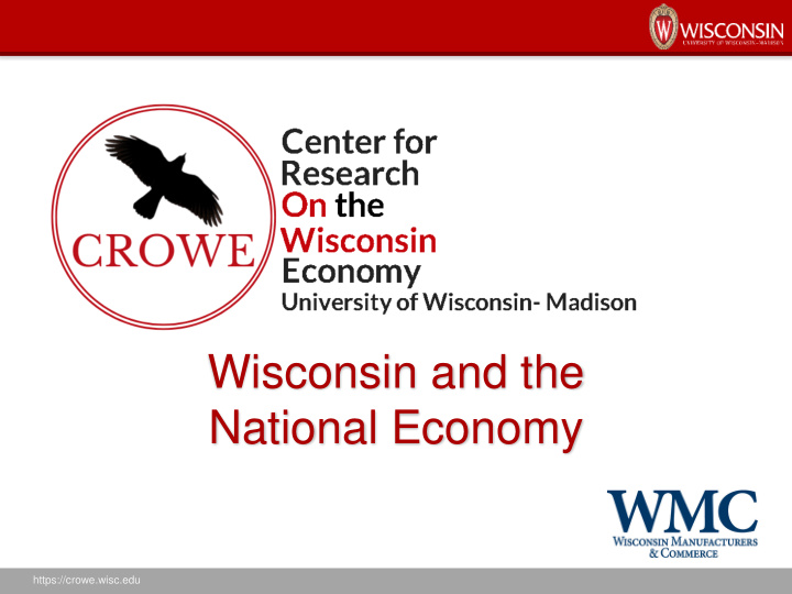 wisconsin and the national economy
