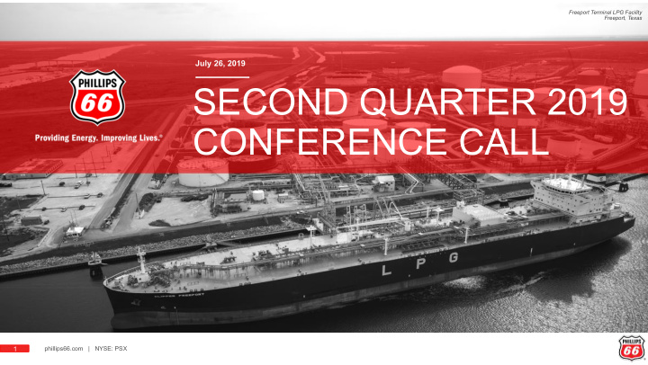 second quarter 2019 conference call