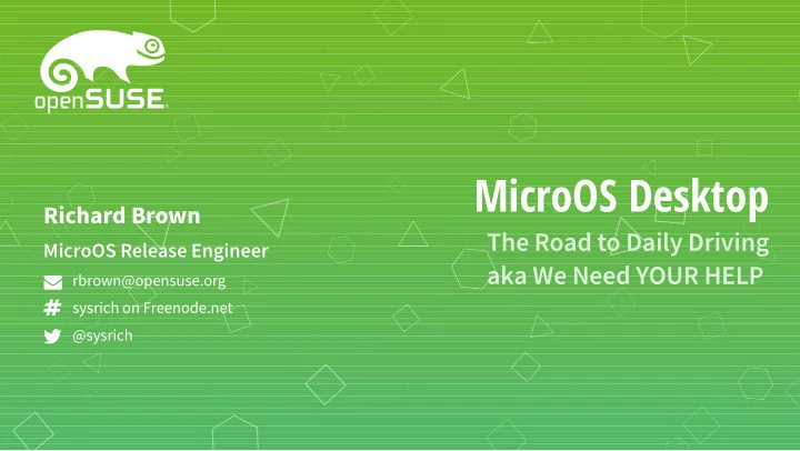 microos desktop