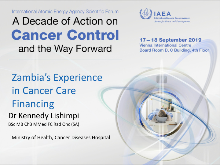 zambia s experience in cancer care financing