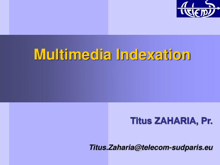 multimedia indexation