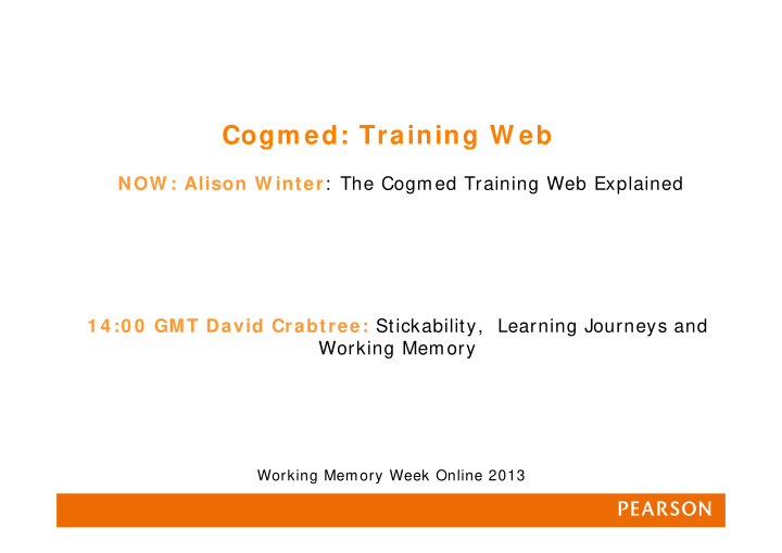 cogm ed training w eb