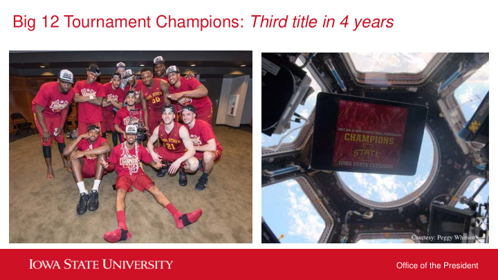 big 12 tournament champions third title in 4 years