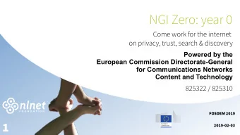 N  G  I  Z  e  r  o  :  y  e  a  r  0  Come work for the internet  on privacy, trust, search &amp;