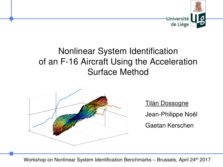 nonlinear system identification of an f 16 aircraft using