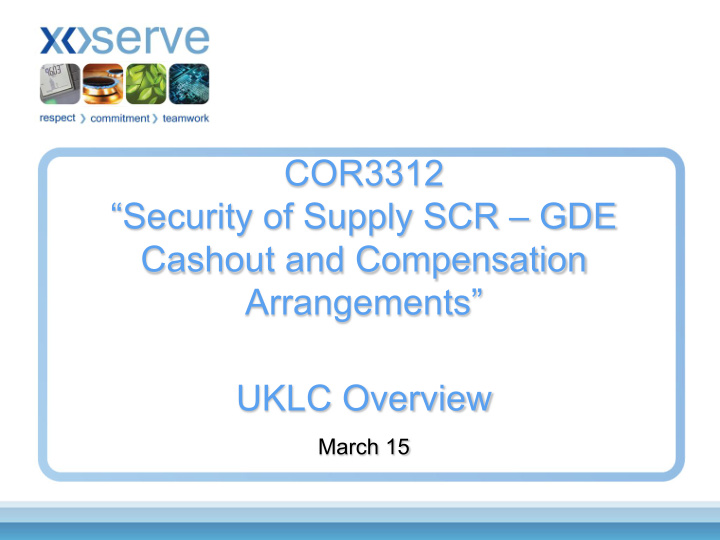 uklc overview march 15 2 change overview ofgem s final